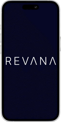The Revana Growth Center dashboard shown on a phone